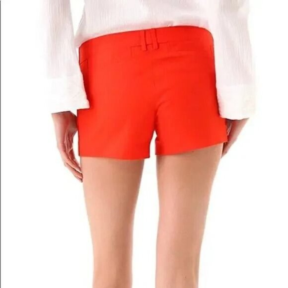 Tory Burch Habenero Pepper Orange Shorts size 6 - Picture 3 of 7